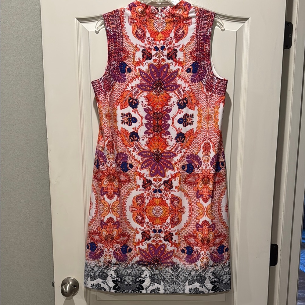 ANTONIO MELANI Multicolor Printed Midi Dress - Picture 2 of 2